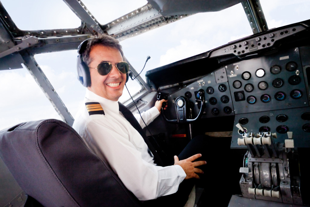 Male pilot