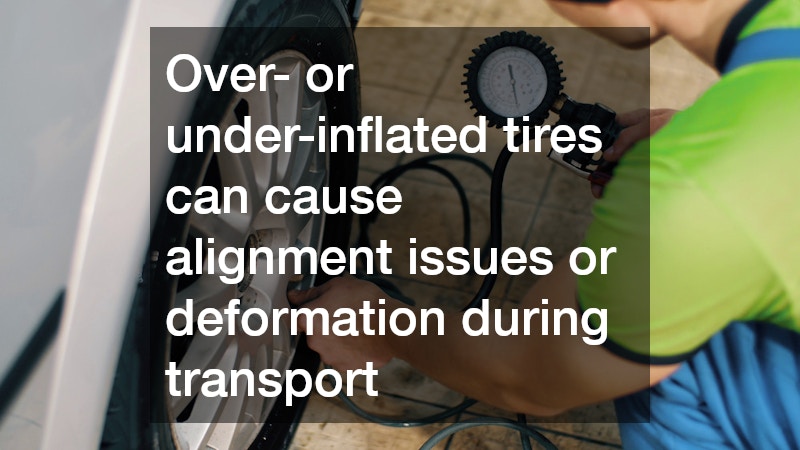 man inflating a tire